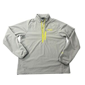 Marmot m3 Pullover 1/2 Zip Softshell Jacket Mens XL Gray Lightweight Windbreaker